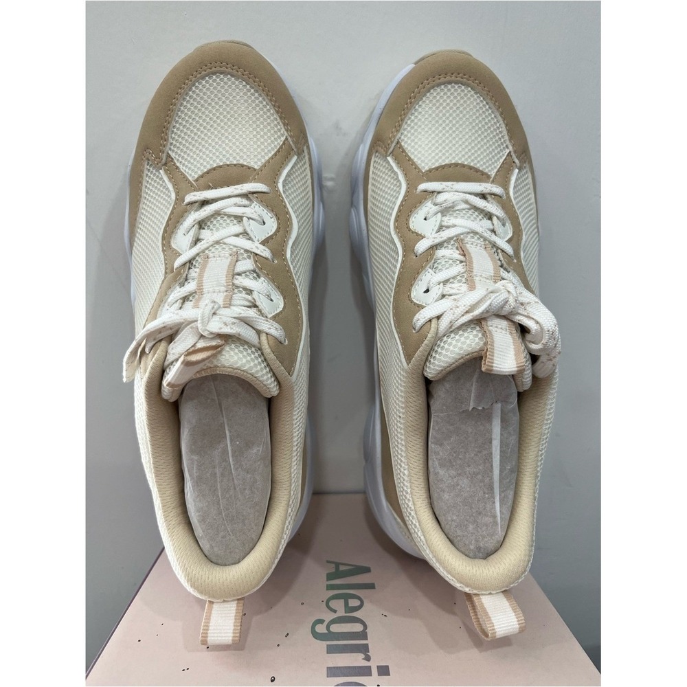 Alegria Boom Joy Women's Sneakers Ecru Size 8-8.5 EU 38 Chunky New in Box